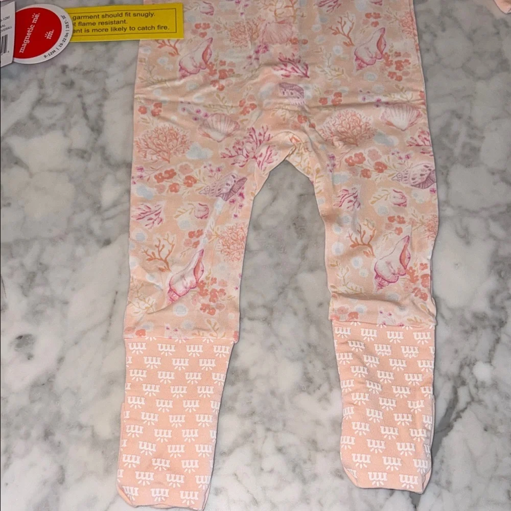 NWT MAGNETIC ME MODAL CORAL FLORAL COVERALL